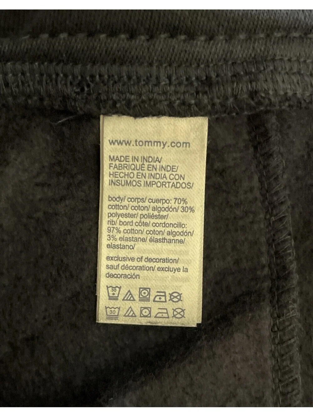 $79 Tommy Hilfiger Men's 4XL Big & Tall Fleece Jogger Sweatpants Navy NWT *READ*
